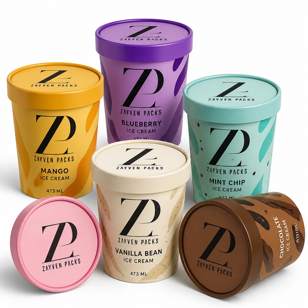 Ice Cream Containers